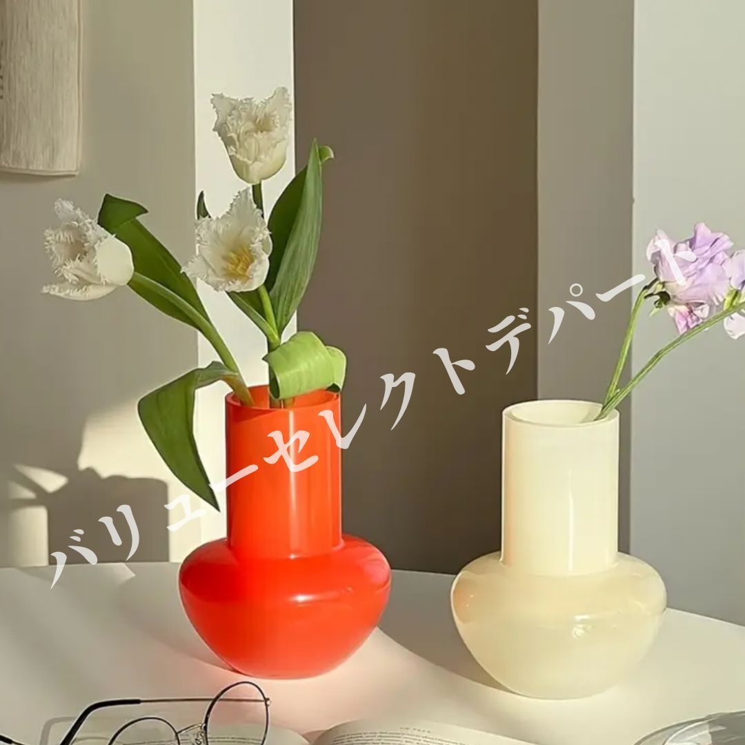 コンランショップ モザイクデザインのガラス花瓶 フラワーベース