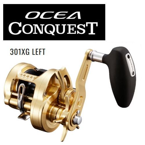 シマノ 22オシア コンクエスト 301XG 両軸リール 釣り具 OCEA CONQUEST 301XG 左ハンドル LEFT