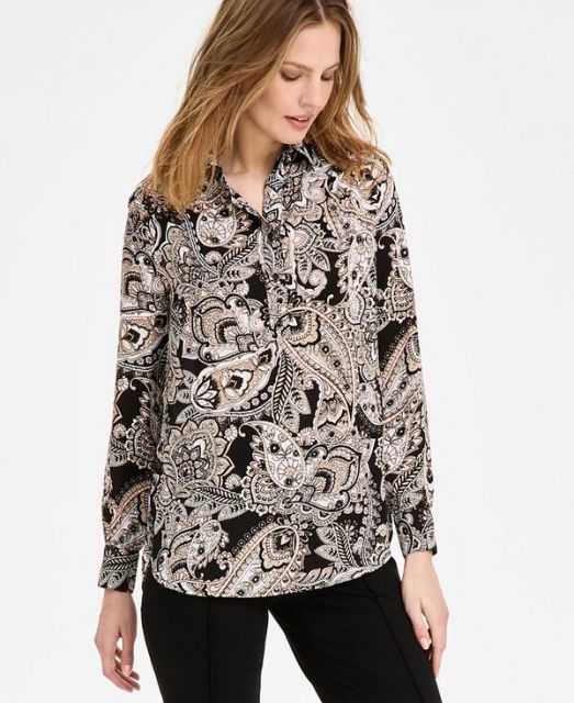 売れ筋商品|||ビーヤング シャツ レディース トップス BYHisia - Blouse - poseidon mix Clothing Sets – Agua Bendita US