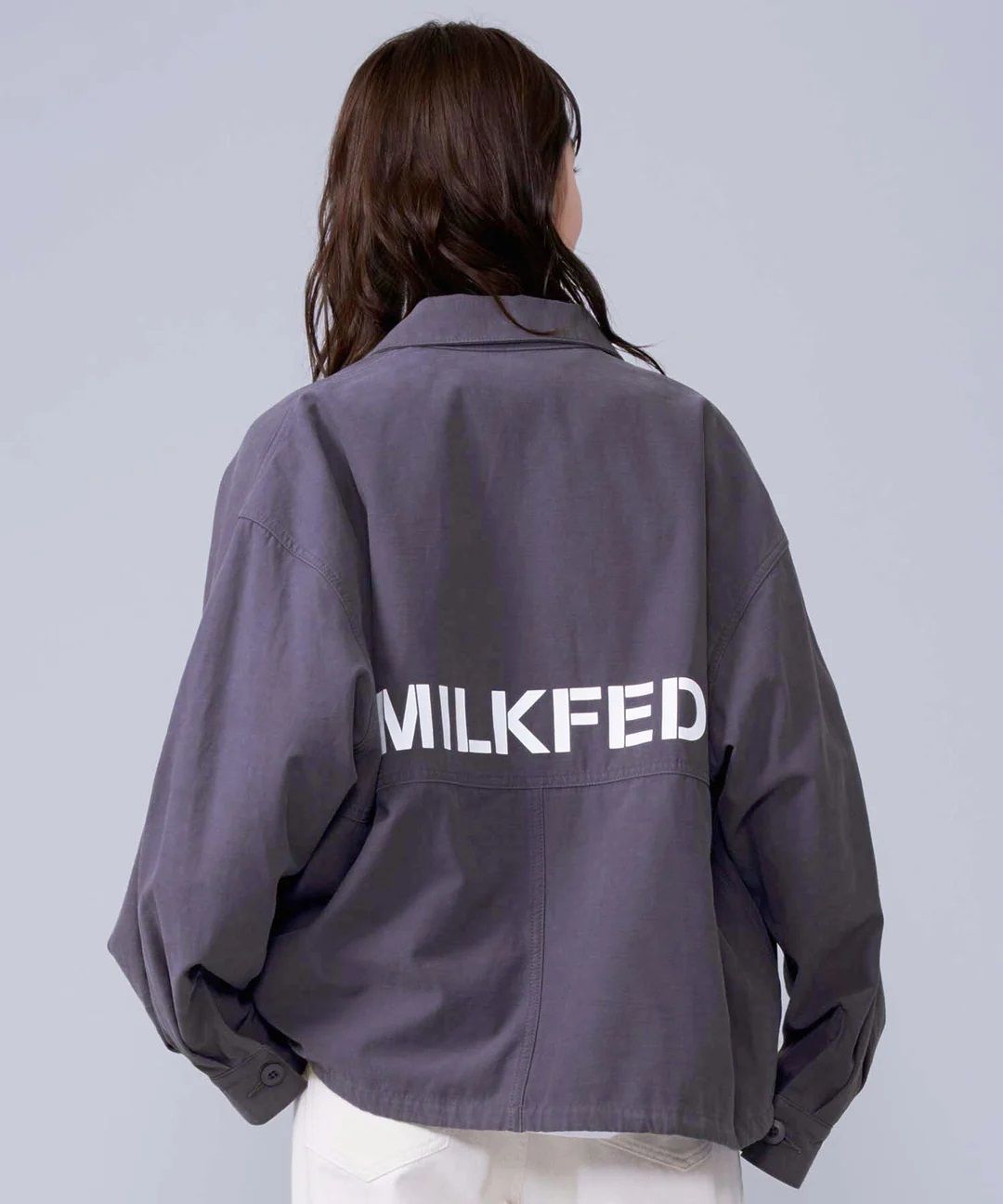 ☆2023SS/定価15,400円/MILKFED./バックプリントデザイン ミリタリー