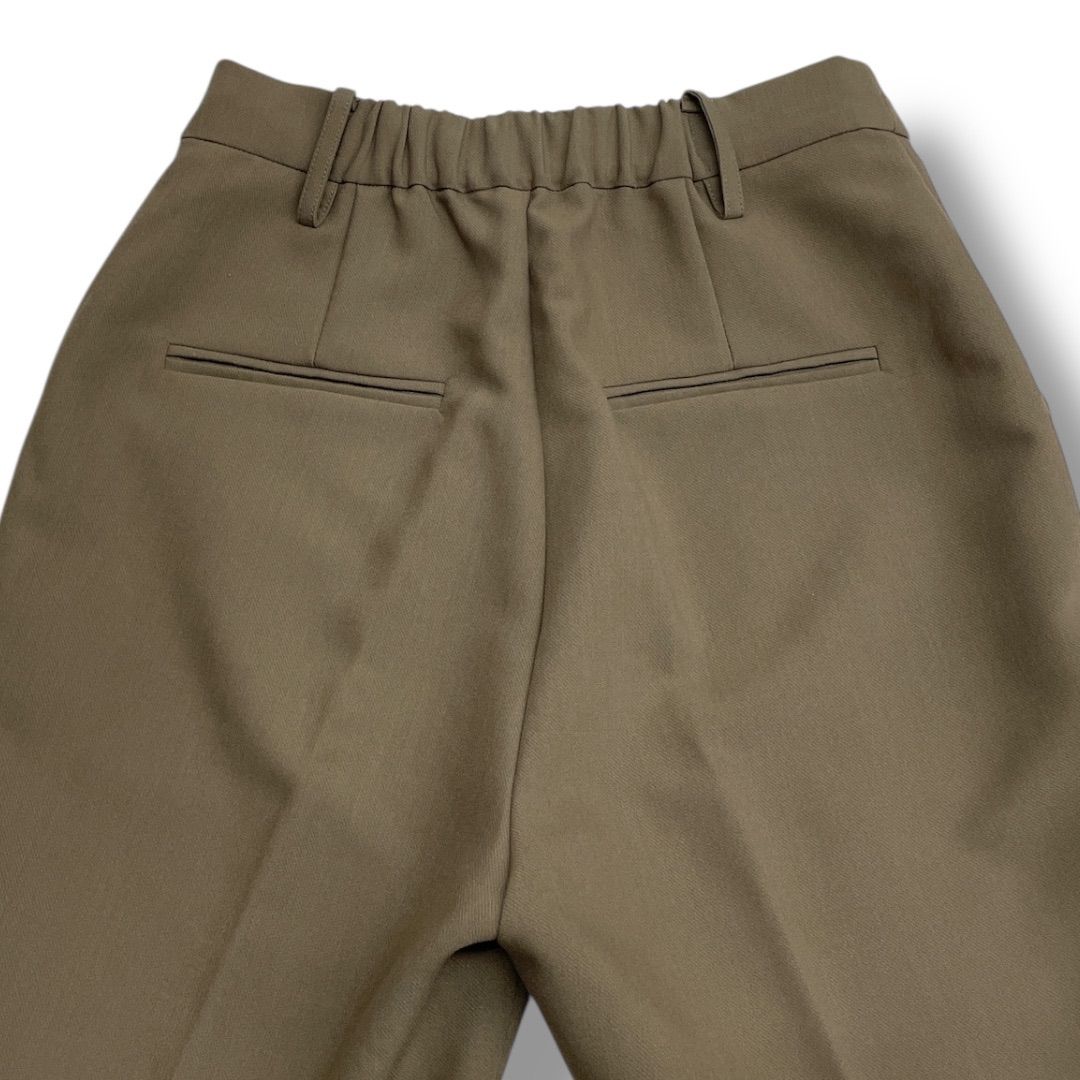 searoomlynn シールームリン センタープレスフレアスラックス