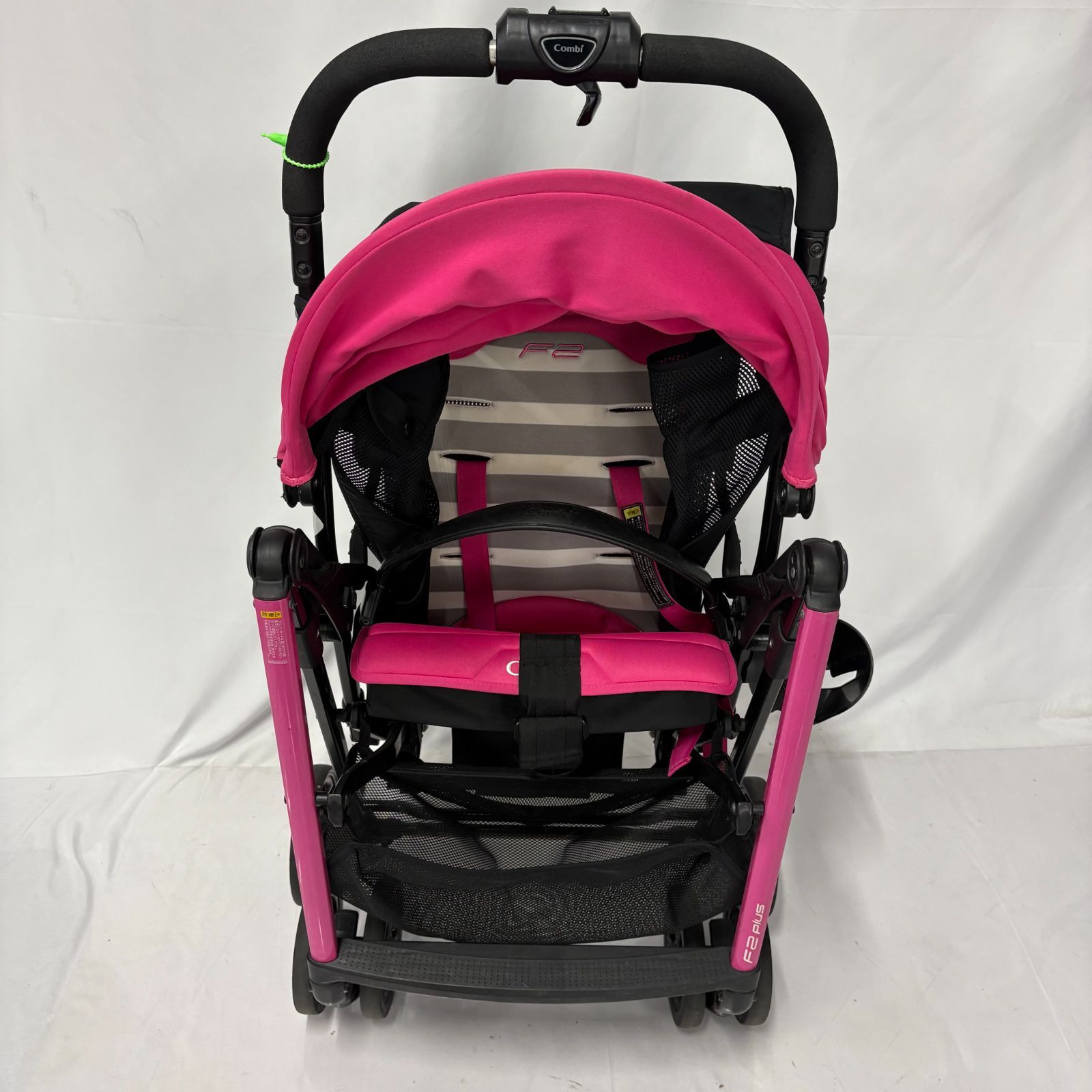 コンビベビーカーF2plus片手軽量バギーピンク コンビベビーカーF2plus片手軽量バギーピンク