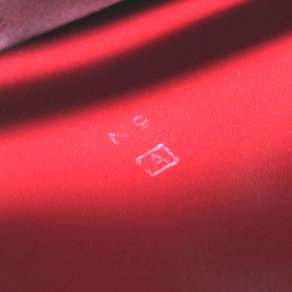 100％品質保障。 HERMES エルメス □A刻印 アジェンダ A6 ボックスカーフ 手帳カバー ネイビー×レッド メンズ レディース 古着