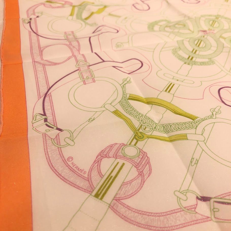 HERMES エルメス ハンカチ エプロンドール HERMES 【新品未使用】エルメス ツイリー エプロンドール ベージュ