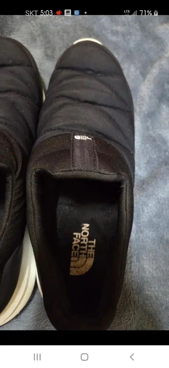 THE NORTH FACE ザノースフェイス 뮬 防寒スリッポン ブラック 280