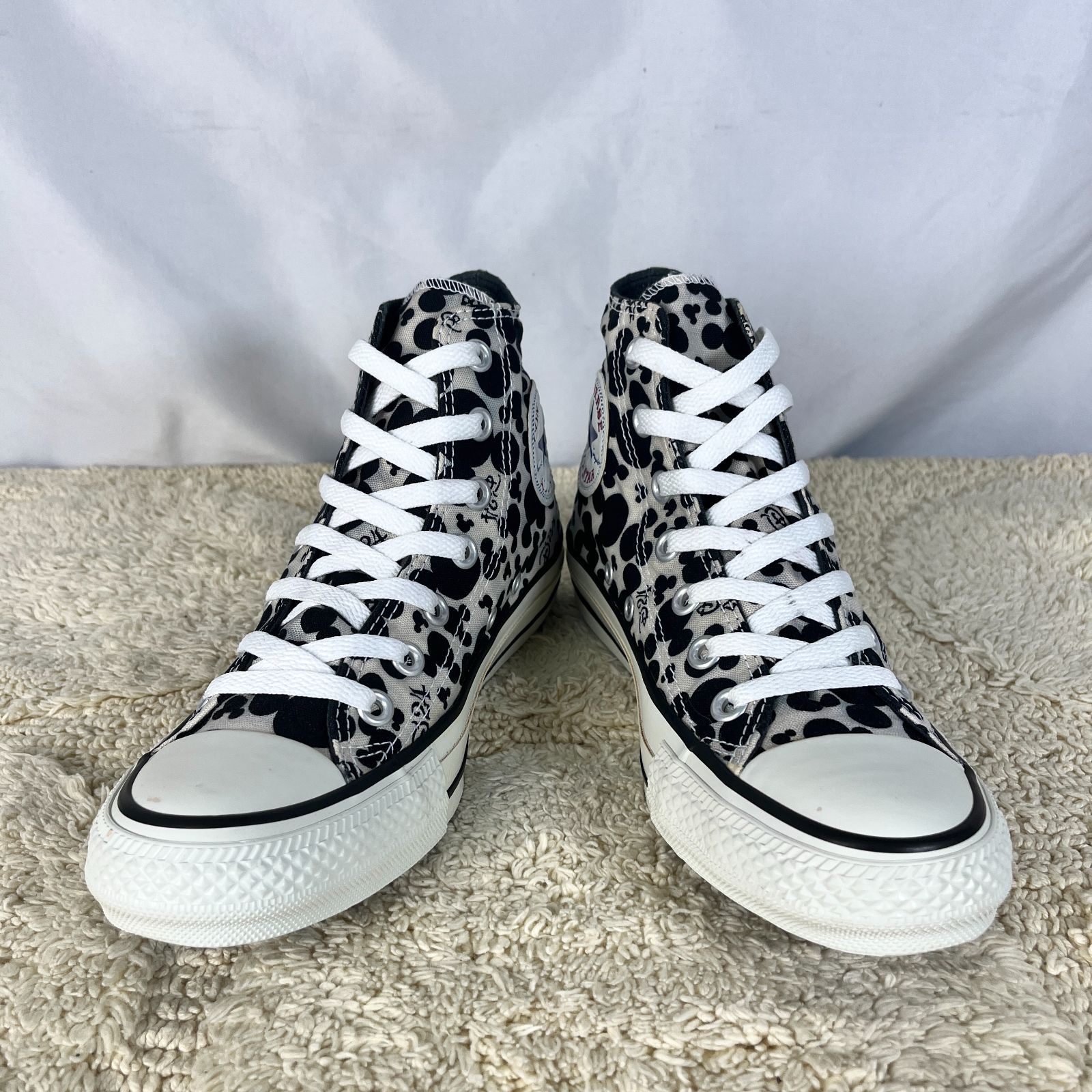 ☆CONVERSE☆23.5㎝ ハイカットスニーカー コラボ商品 ディズニー コンバース オールスター 限定 ミッキーマウス ディズニーコーデ  ディズニーグッズ 可愛い - メルカリ