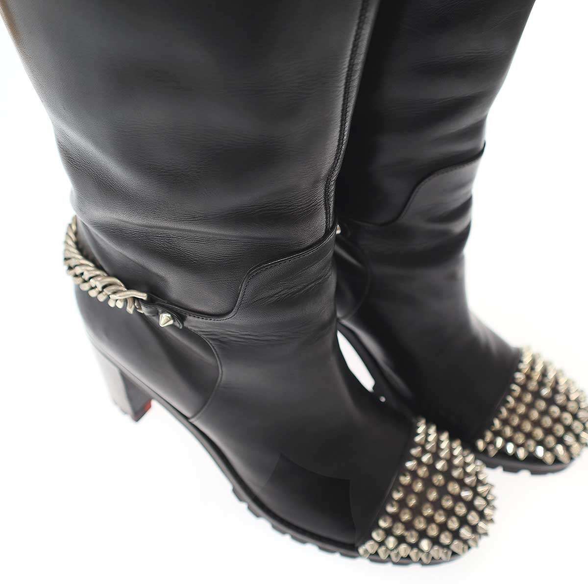 クリスチャンルブタン　NAPOLEONA 70 CALF ロングブーツ 37.5 Christian Louboutin クリスチャンルブタン Napaleona 70 Calf