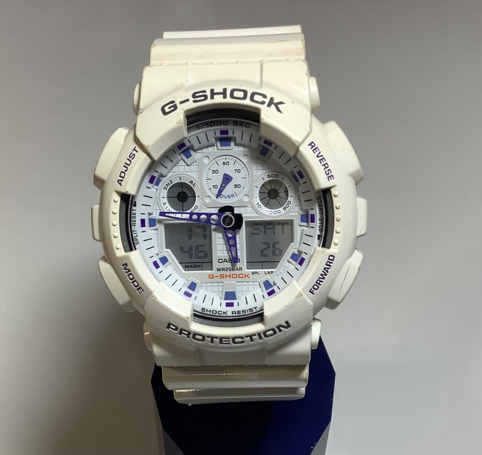 稼動品 CASIO カシオ G-SHOCK Gショック ジーショック GA-100A-7A  