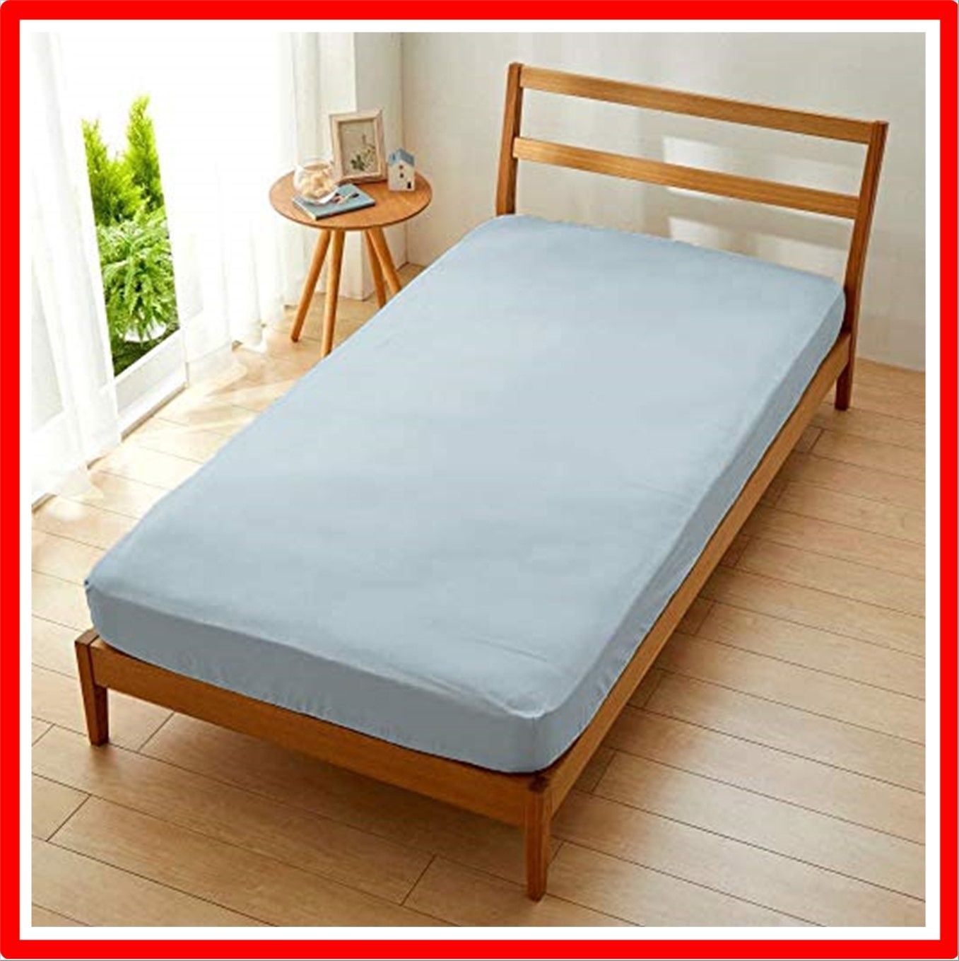 【匿名配送】 クイーン_クレイブルー 日本製 綿100% ボックスシーツ ベッドシーツ Q クレイブルー SB-504-N