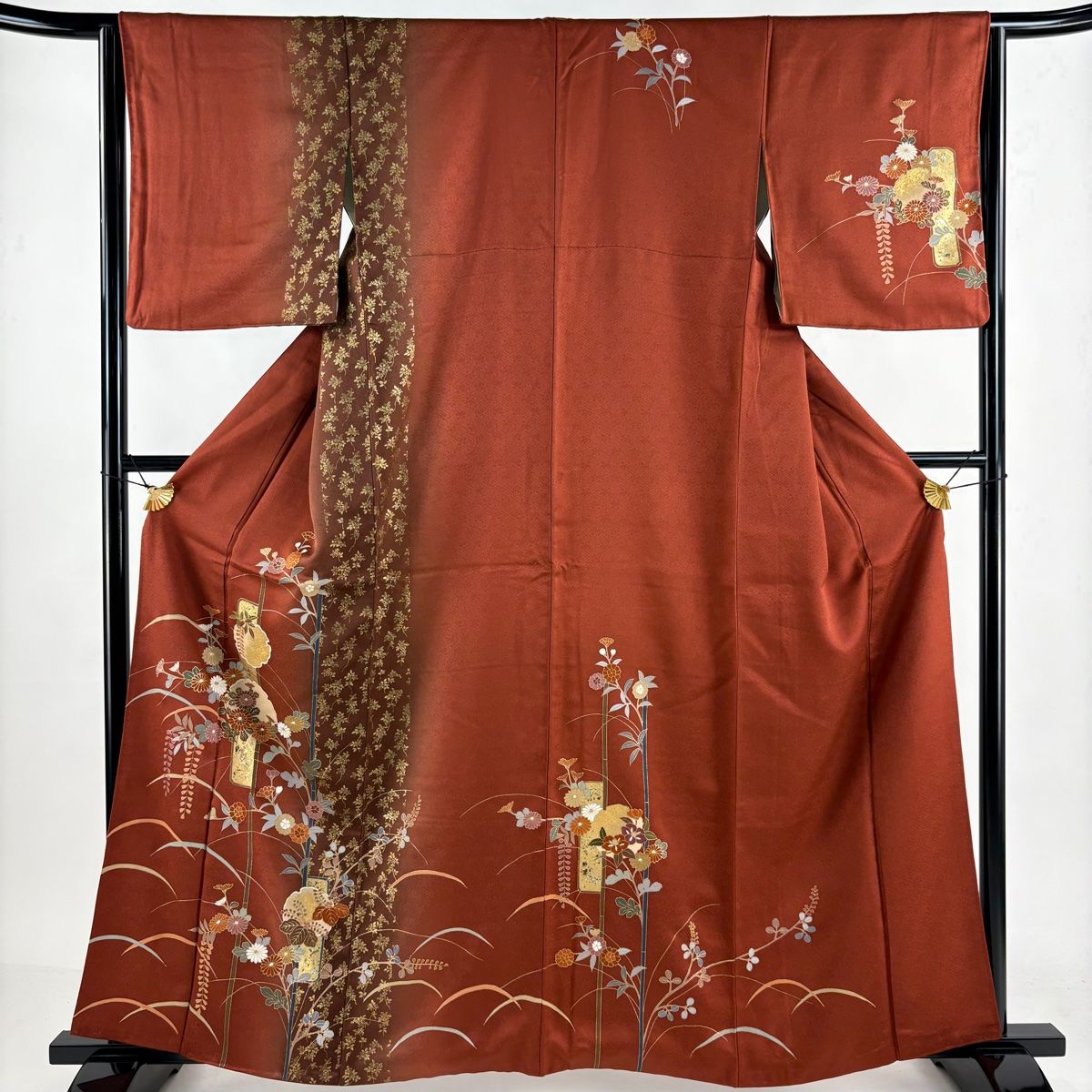 訪問着 身丈160cm 裄丈64cm 正絹 美品 秀品 【中古】 美品 訪問着 身丈