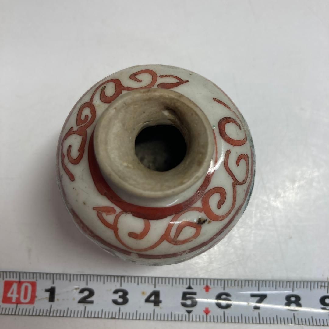 中国明時代 呉州赤絵小壺 高さ5㎝ 東Y5-0731①タルチ - メルカリ