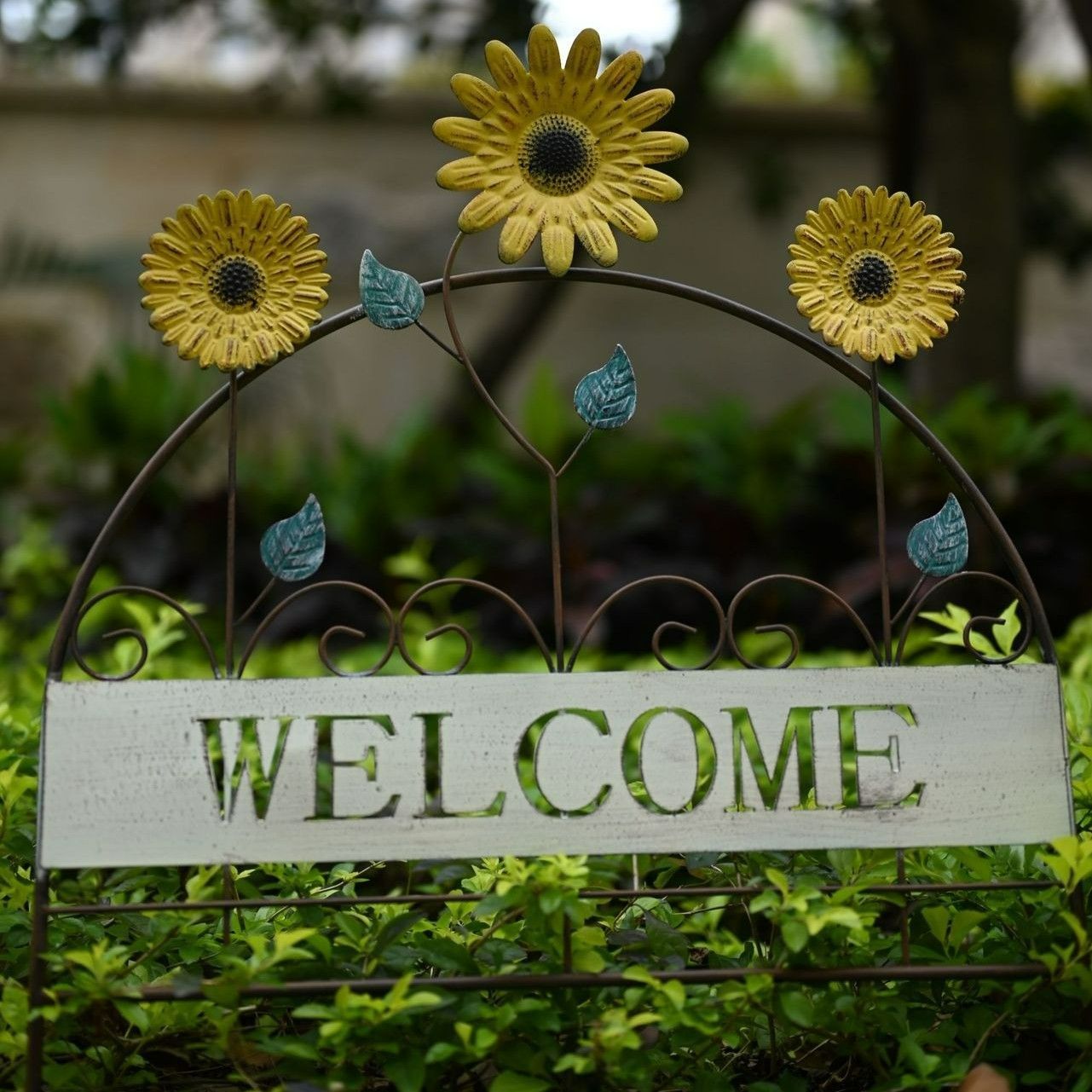 ヒマワリ WELCOMEサイン