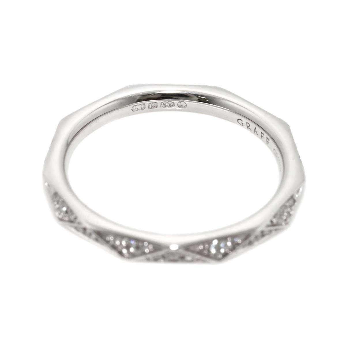 5日間！グラフ シグネチャーダイヤモンド9.5号K18WG750 【証明書付き】 GRAFFグラフ シグネチャー 9.5号ダイヤK18WG750 【証明書付き】 グラフ