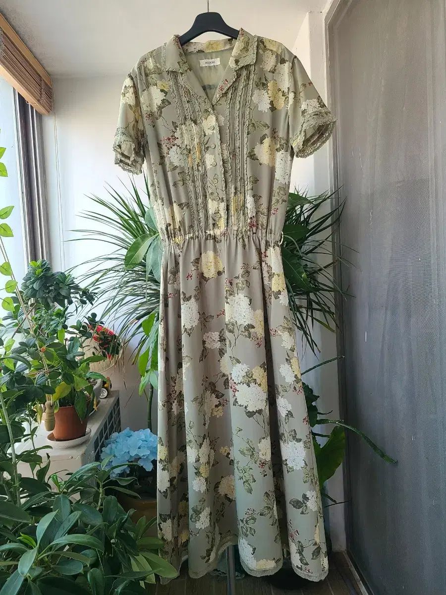 日本 ヴィンテージ ロング丈ワンピース