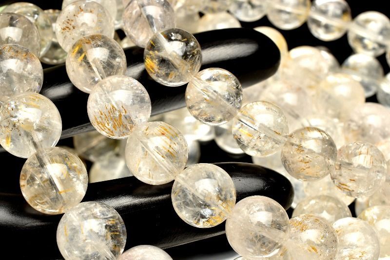 希少！ ゴールデンスーパーセブン(ゲーサイトインクォーツ) 10.5mm