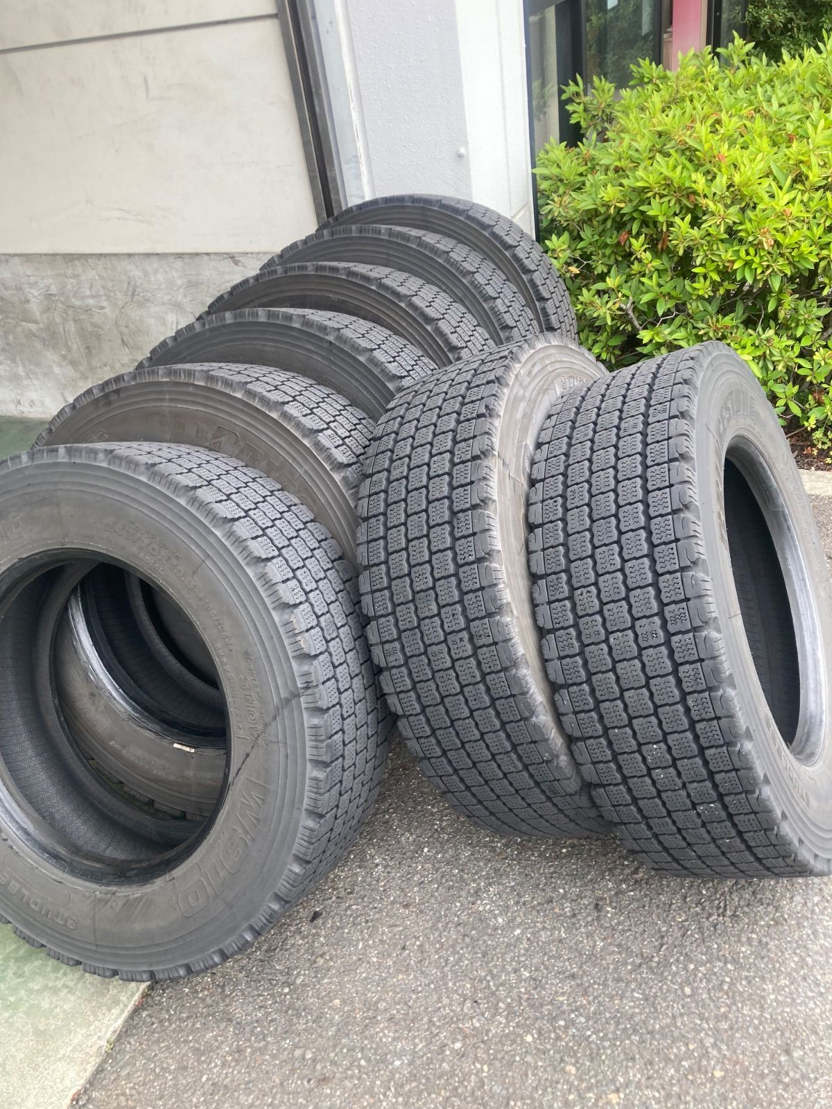245|70R19.5 ブリヂストン ミックスタイヤ ８本セット