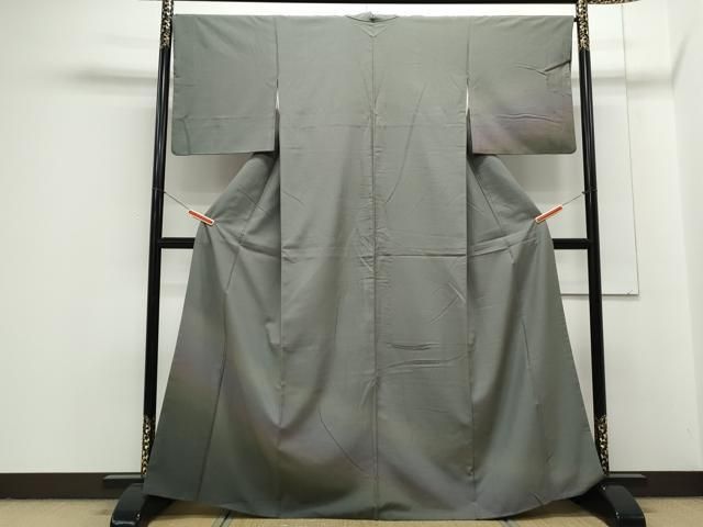 平和屋着物○訪問着 紬地 霞文 正絹 逸品 CAAS9390th 平和屋着物