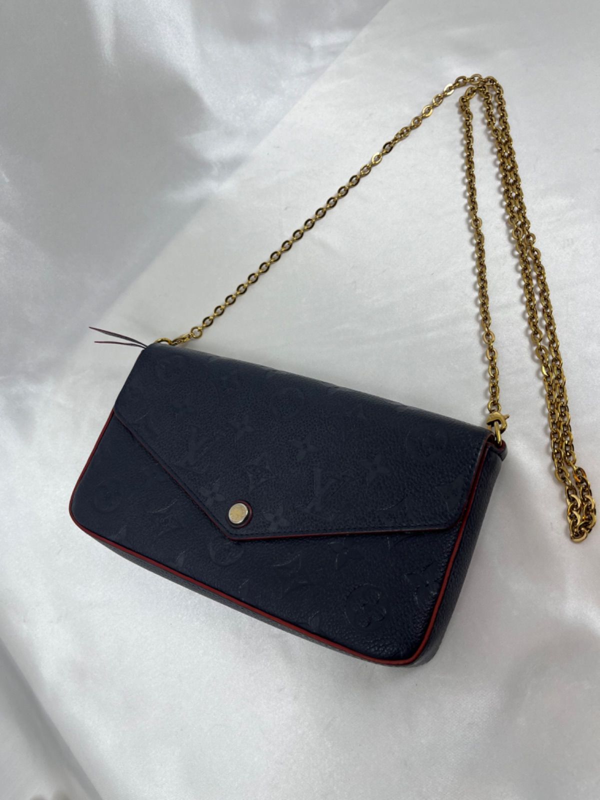 新品同様✨ ルイヴィトン チェーンウォレット フェリシー アンプラント マリーヌ ルイヴィトン チェーンウォレット フェリシー アンプラント