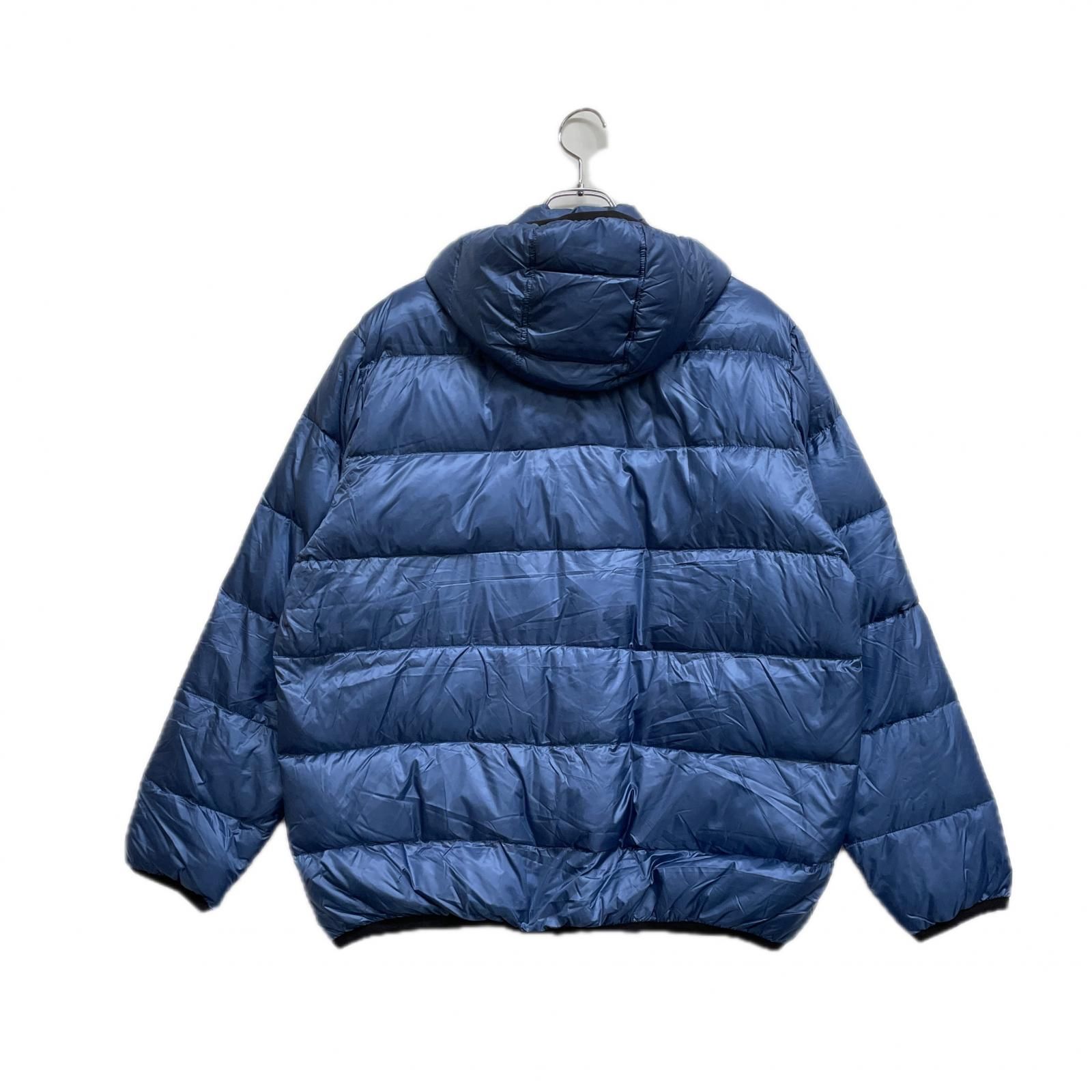 メンズ パパス PAPAS ダウンジャケット L ブルー 青系 フルジップ 防寒
