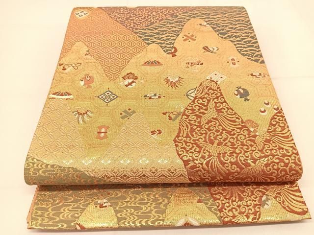 平和屋着物◎西陣の名門織元 いづくら謹製 六通柄袋帯 鳳凰