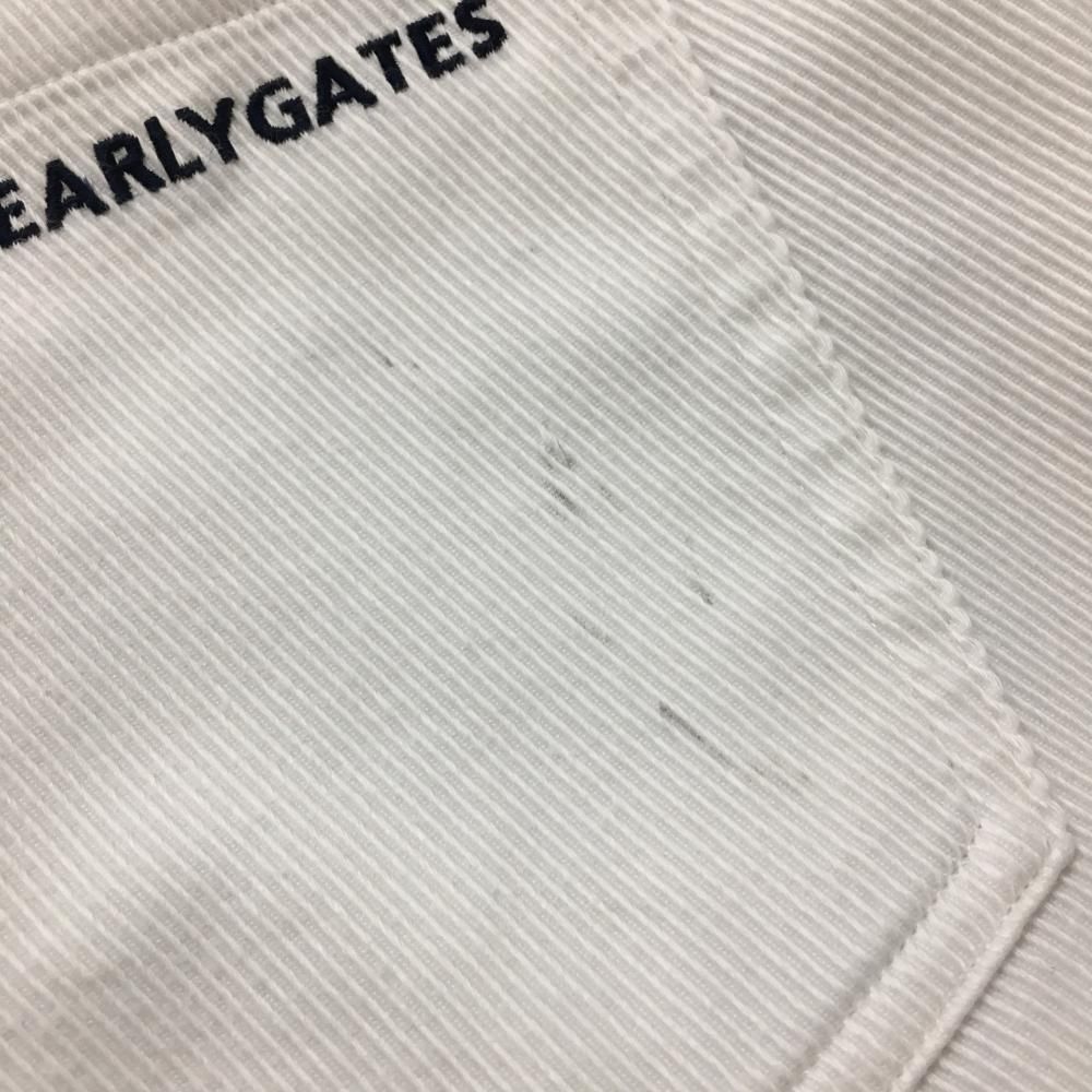 パーリーゲイツ パンツ 白 無地 ロゴ刺しゅう メンズ 4 M ゴルフウェア モデル PEARLY GATES LLC-HASEGAWATOSO_COM