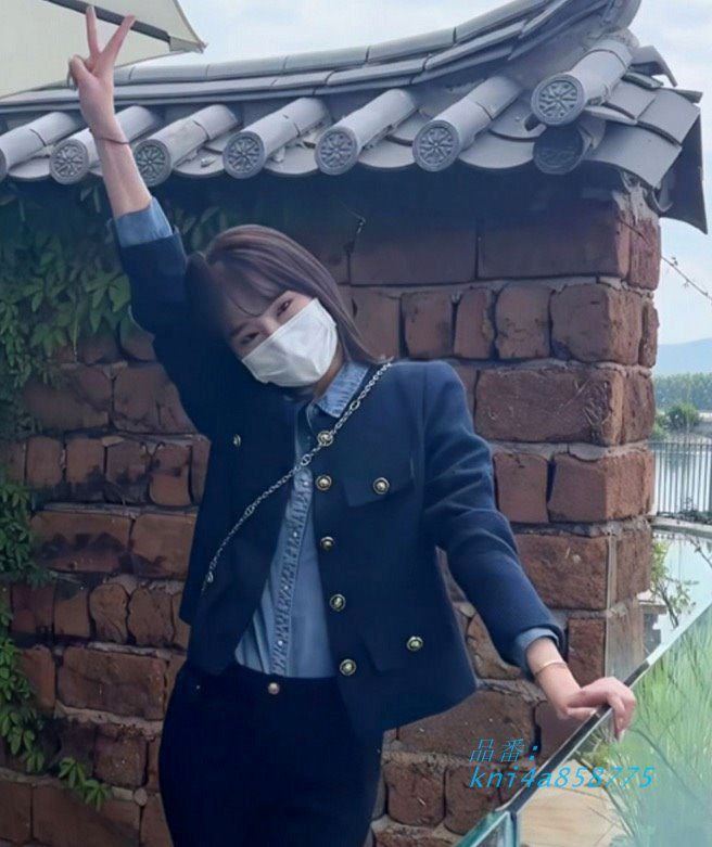 ツイードジャケット レディース ノー半袖 夏 秋 20代 ネイビー 30代 華やか 40代 50代 かわいい kni4a858775