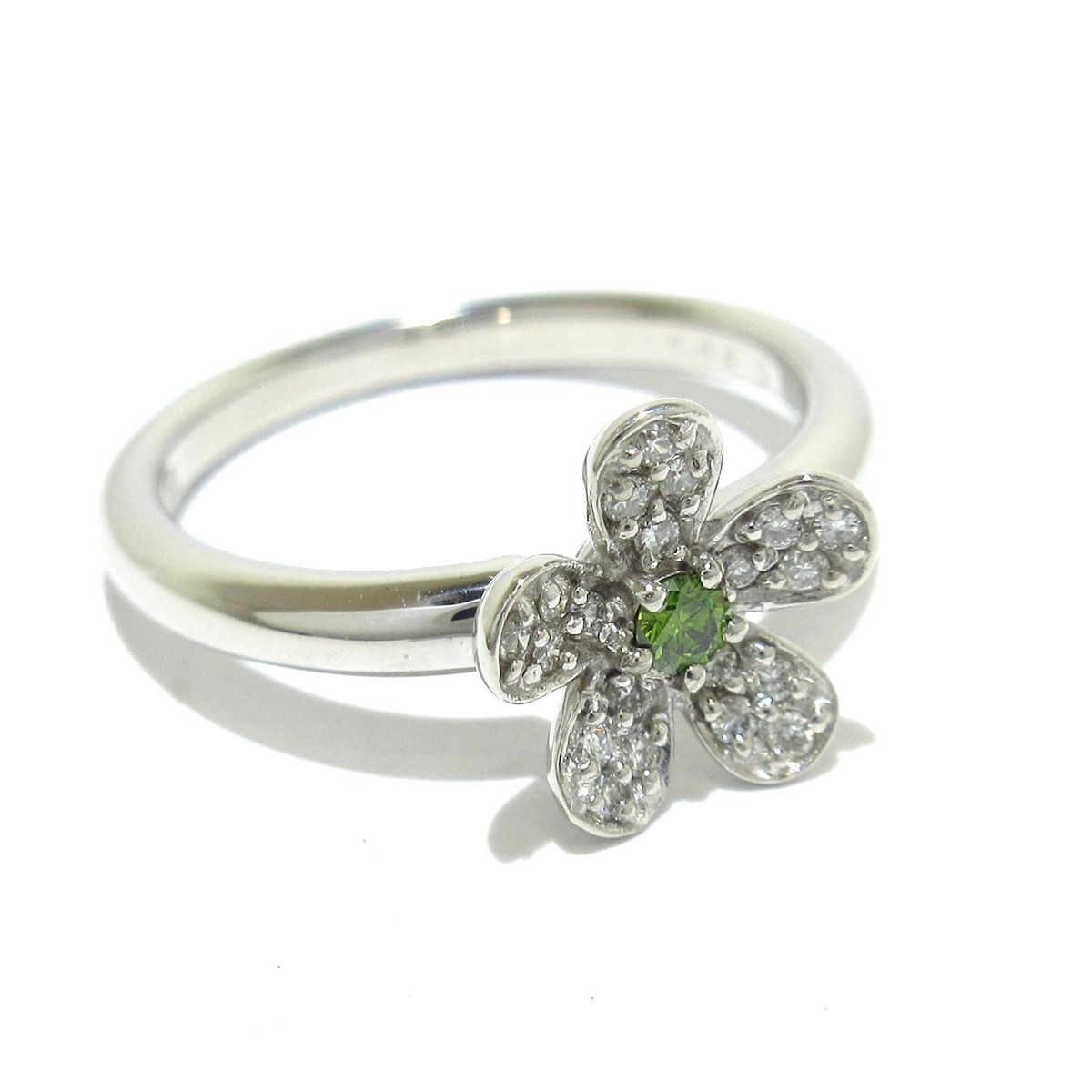 美品］Ponte Vecchio ダイヤモンド1.93ctフラワー リング