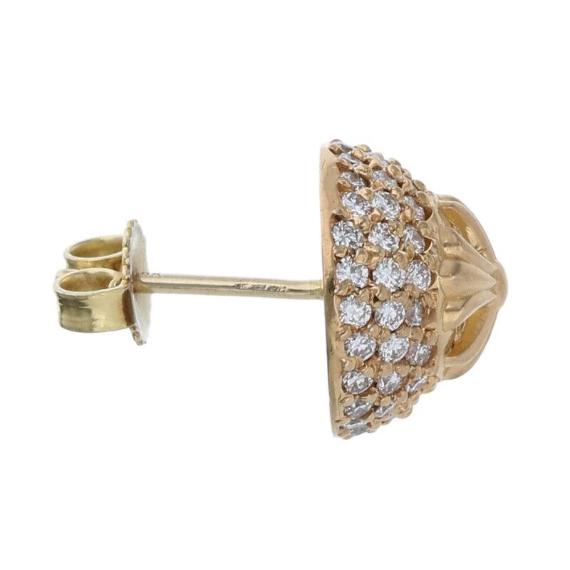 クロムハーツ 22K DRP STCK CH CRS/スタックCHクロスドロップ ゴールド