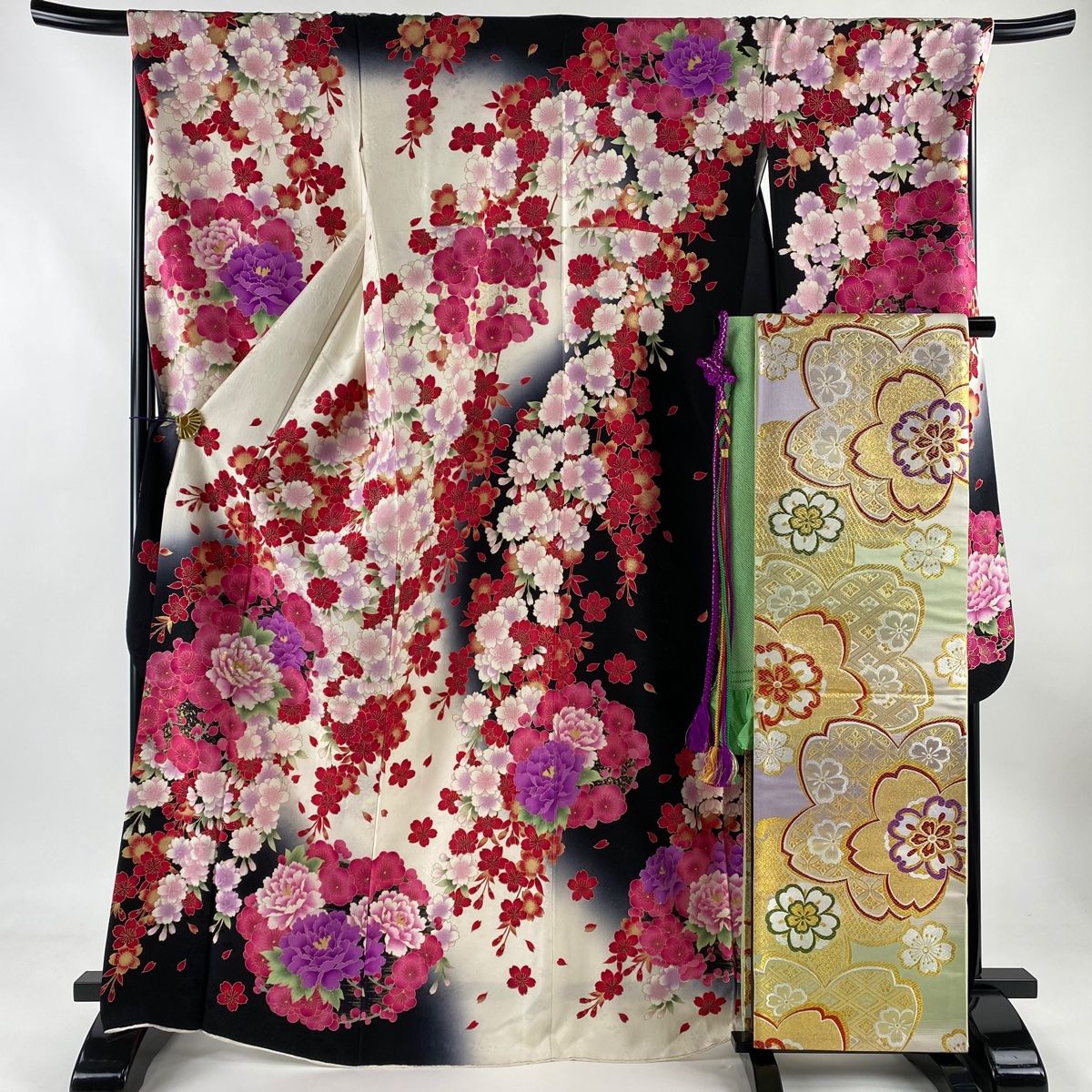 振袖 美品 名品 身丈168cm 裄丈69.5cm 正絹