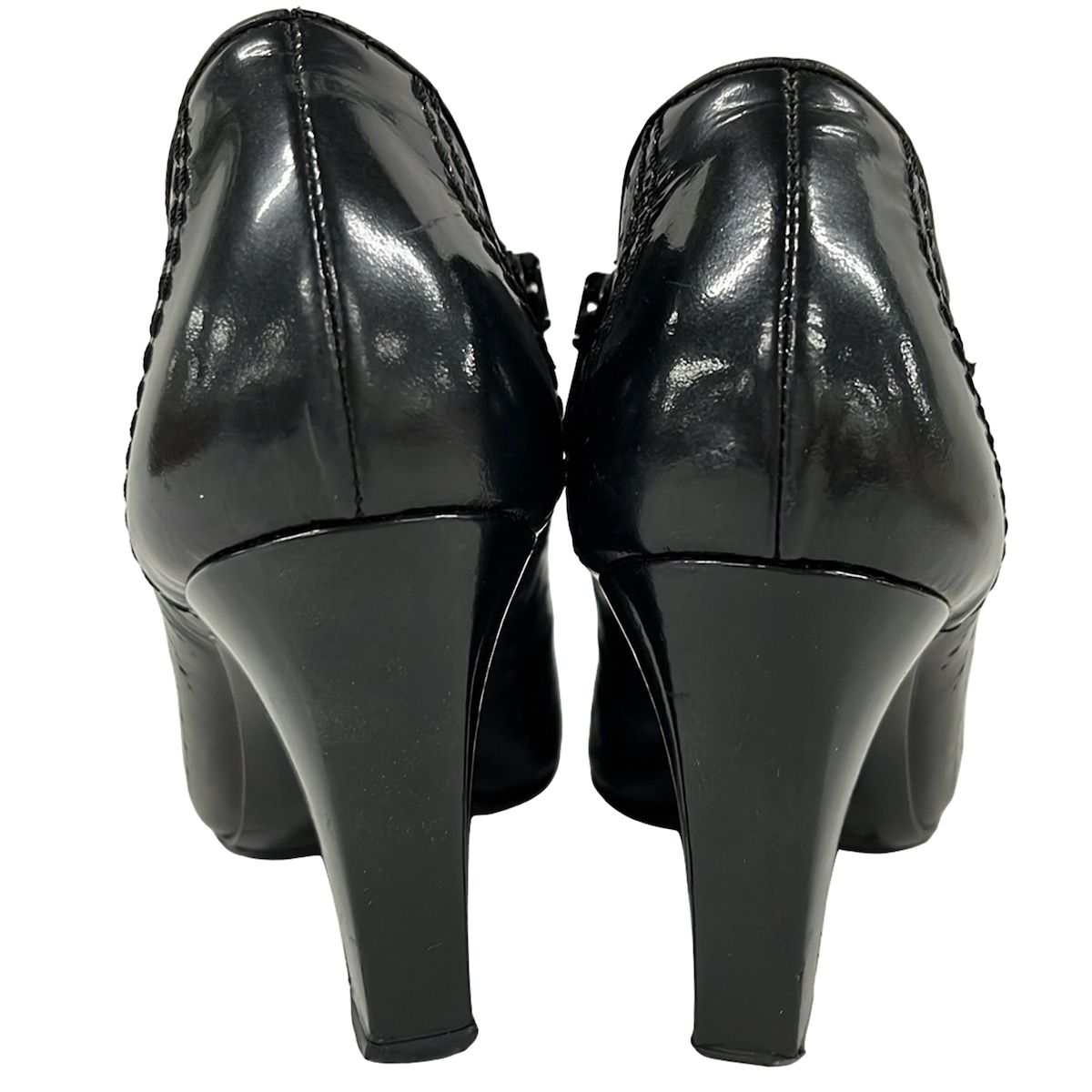 CHANEL シャネル ショートブーツ 37 C レディース - 黒 アウトソール張替済 レザー KIN-KAAI_COM