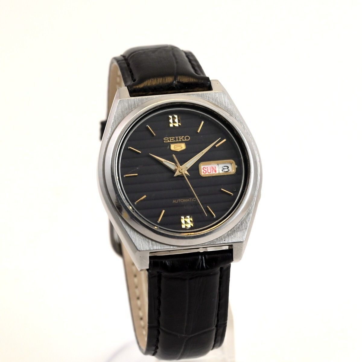 SEIKO セイコー 5 自動巻 Automatic Day/Date 21 石 Ref.7S26-01V0 Cal 