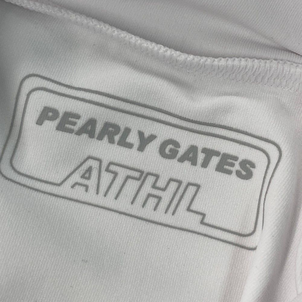 サイズ：5 PEARLY GATES パーリーゲイツ 053-2266801 長袖ハイネックTシャツ  ホワイト系 [240101463689] ゴルフウェア メンズ ストスト サイズ：5 PEARLY GATES パーリーゲイツ 053-2266801 長袖