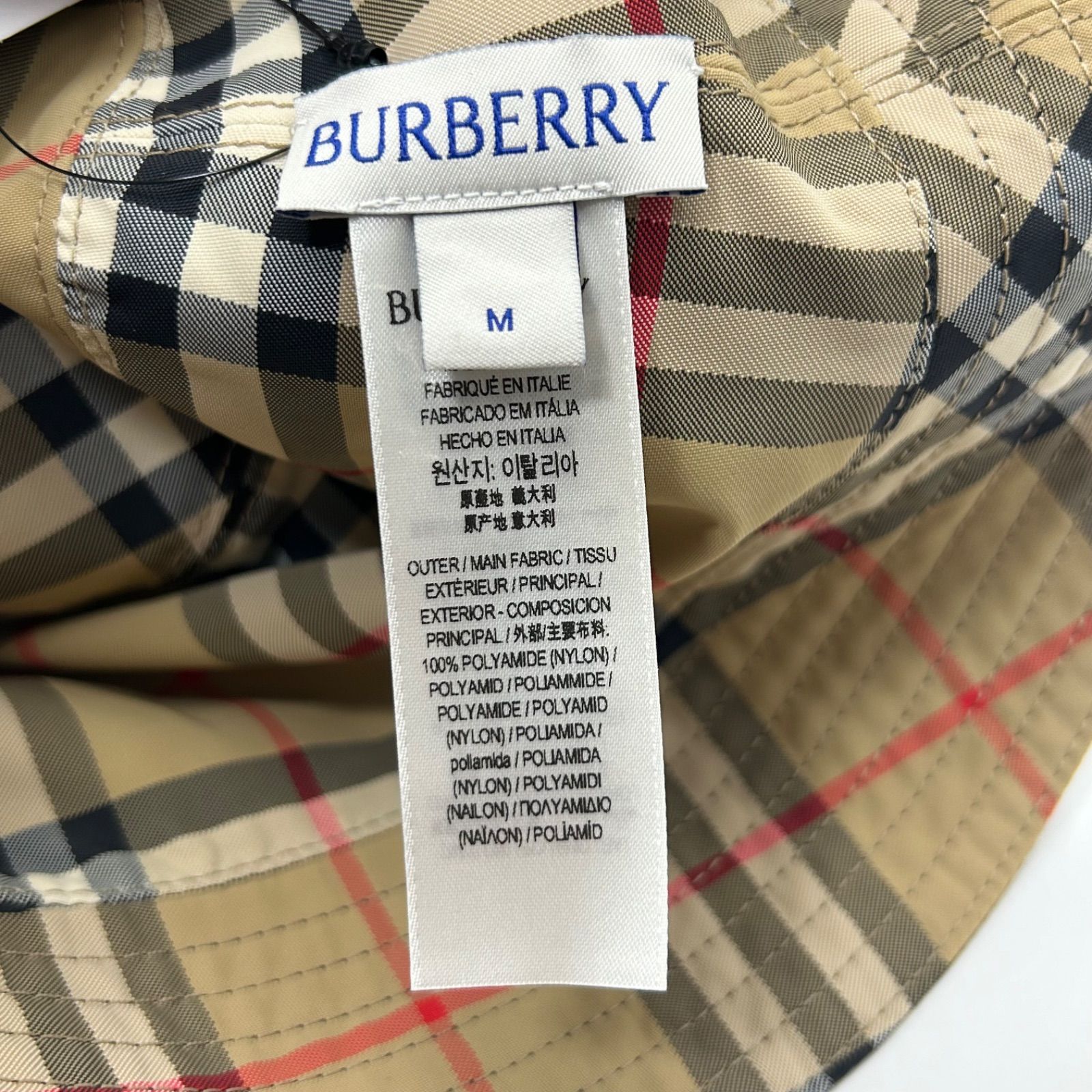 極美品】BURBERRY バーバリー リバーシブルバケットハット 帽子 レディース サイズM□ - メルカリ