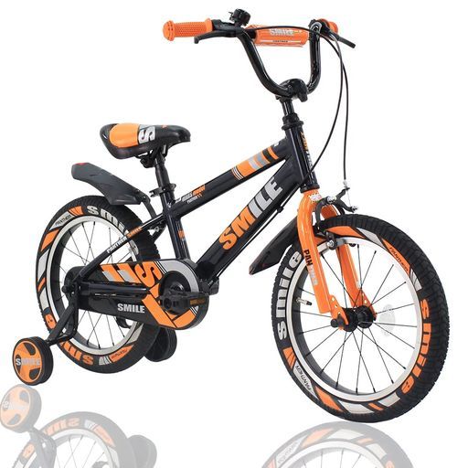 PANTHER パンサー 子供 幼児自転車補助輪 泥除け標準装備カラー6色サイズ2種合計12バリエーション3?8歳適合サイズ14?16インチオシャレでカッコいいデザインBLOrange14Inch