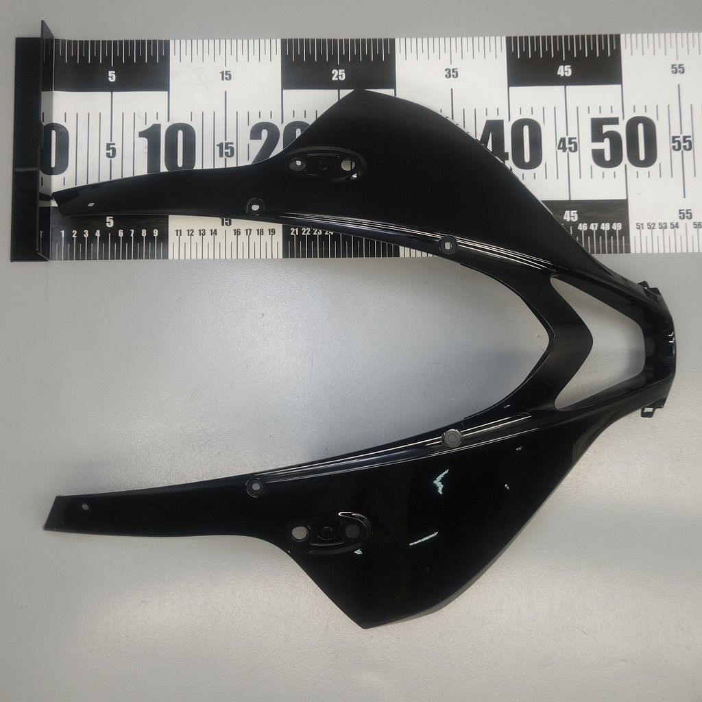 ホンダ CBR600RR PC40 純正 アッパーカウル フロントカウル 64211-MFJ-D000 ブラック 黒 割れなし 擦り傷あり