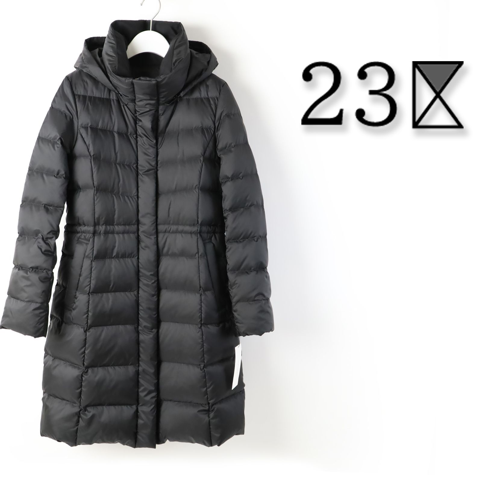 新品 23区 洗える シレータフタ ロング ダウンコート ニジュウサンク 
