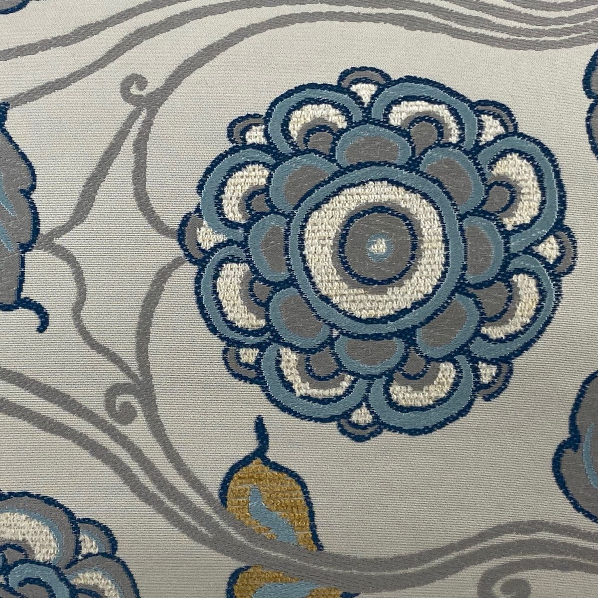 袋帯 秀品 花唐草 刺繍 灰色 六通 正絹 【中古】 - メルカリ