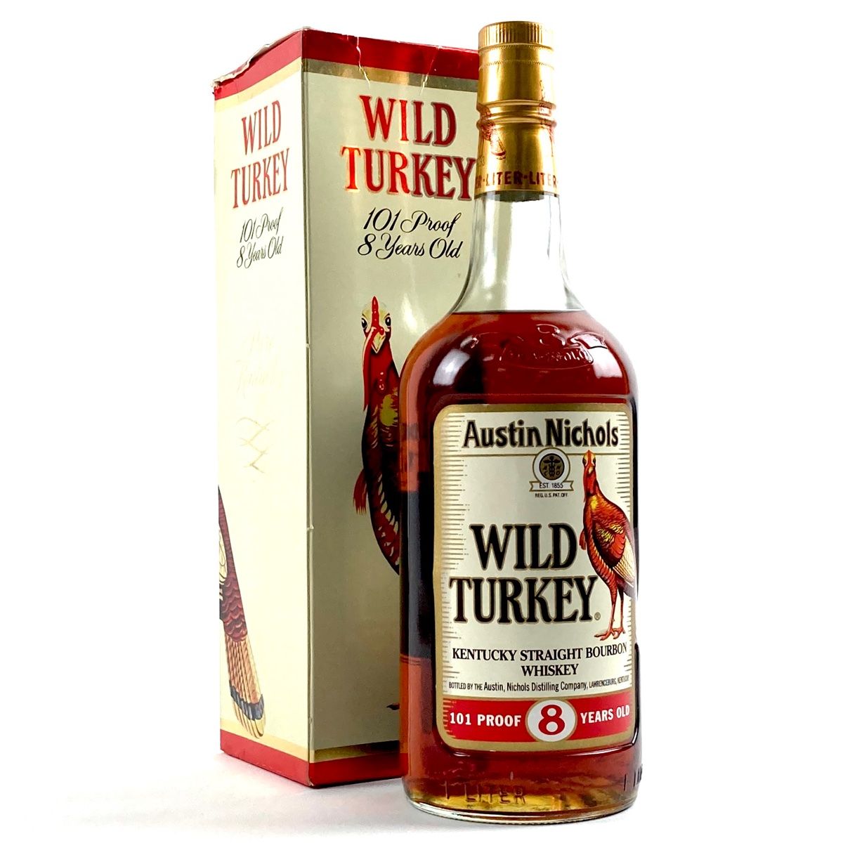 WILD TURKEY ワイルドターキー 8年 101プルーフ 750ml箱有（30ml