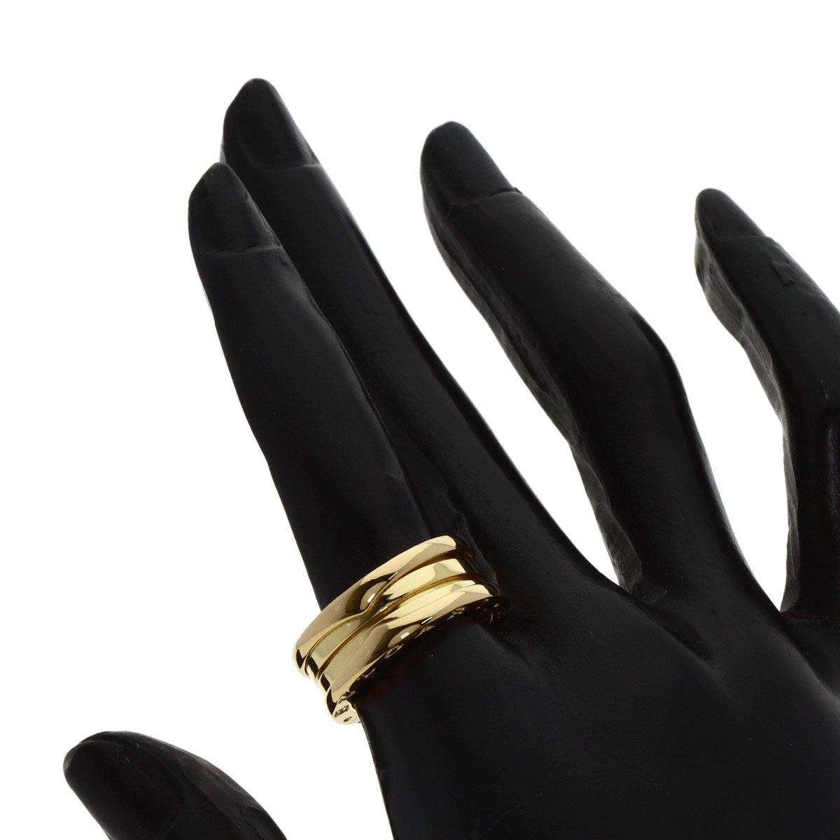 ブルガリ　ビーゼロワン　2バンド　53 BVLGARI ブルガリ B-zero1 ビーゼロワン 2バンド #53 リング