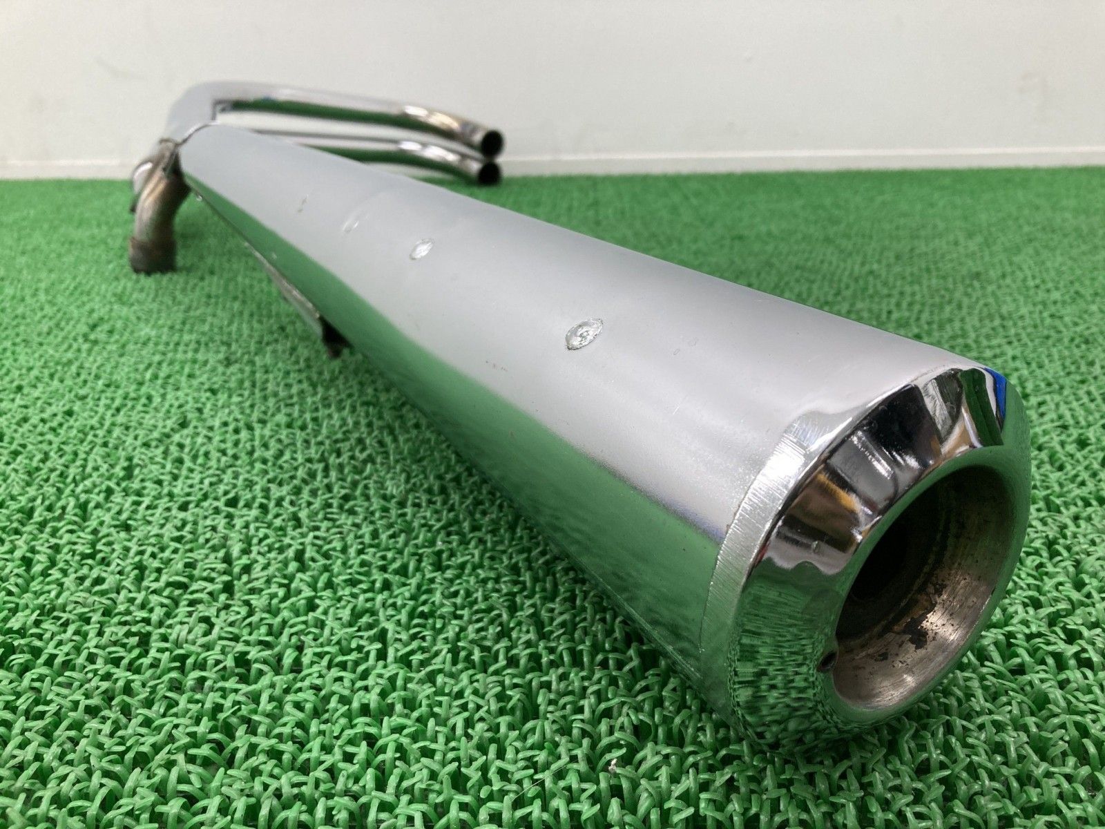 Z400FX マフラー 左 K003 カワサキ 純正 バイク 部品 KZ400E KZ400J Z550FX 当時物 中間 車検 Genuine oP