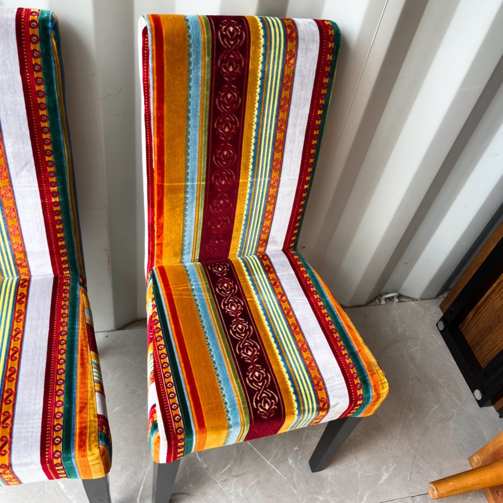 取付無料！KARE エコノベリーブリティッシュダイニングチェア2脚