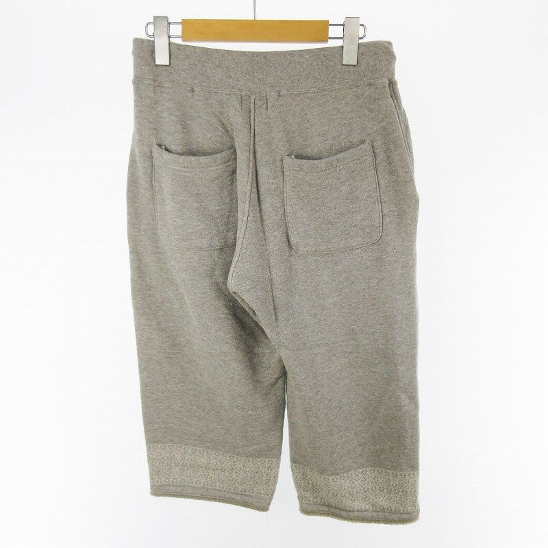 ファクトタム FACTOTUM スウェットパンツ 七分丈 ノルディック柄