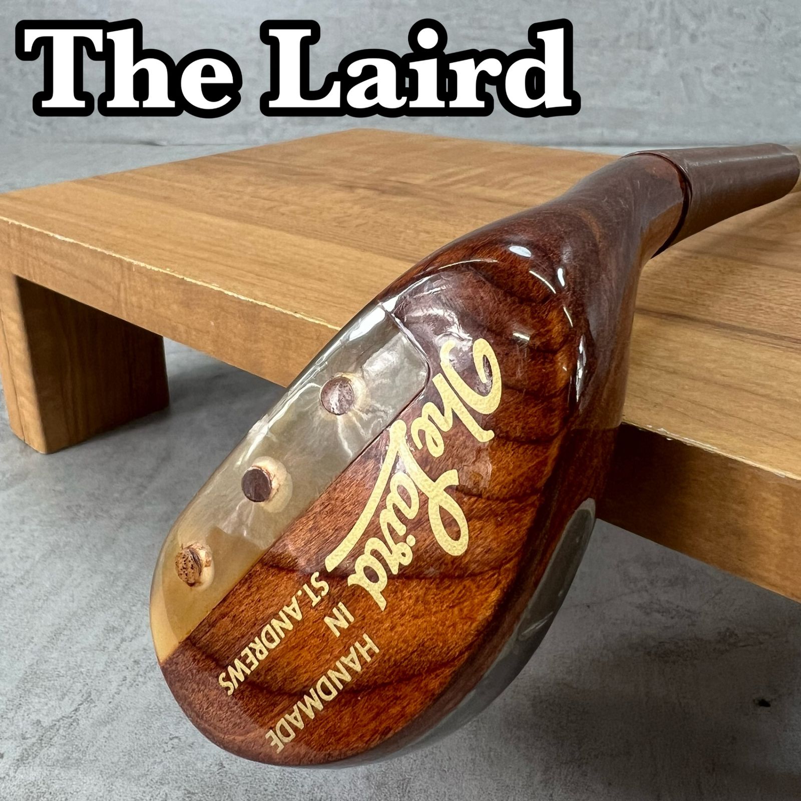 St.Andrews - ST.Andrews　セントアンドリュース　THE　Laird　レアード　木製　メンズゴルフパター　右利き用　36インチ　408g　 ヴィンテージ ST.Andrews セントアンドリュース The Laird レアード メンズ