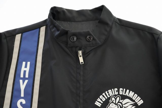 ヒステリックグラマー ナイロン レーシングジャケット M 0202AB01 HYSTERIC GLAMOUR ヒステリックグラマー 中綿 ナイロン