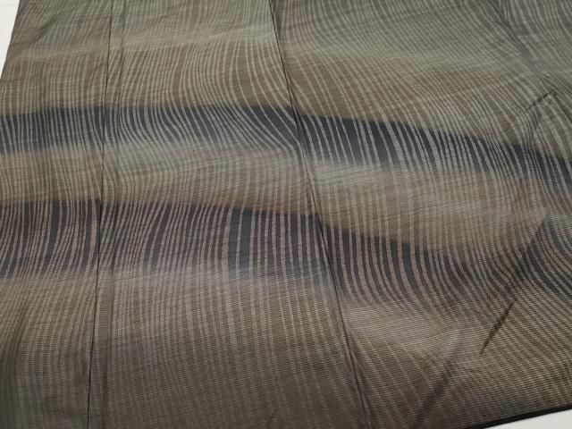 平和屋着物○色留訪問着 本場染大島紬 流線文 正絹 逸品