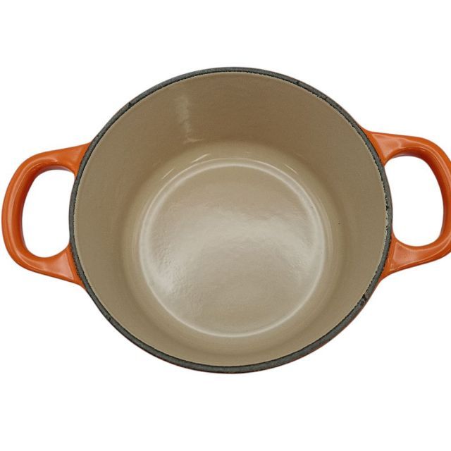 未使用品 LE CREUSET ル・クルーゼ ココット・ロンド 14cm 両手鍋  