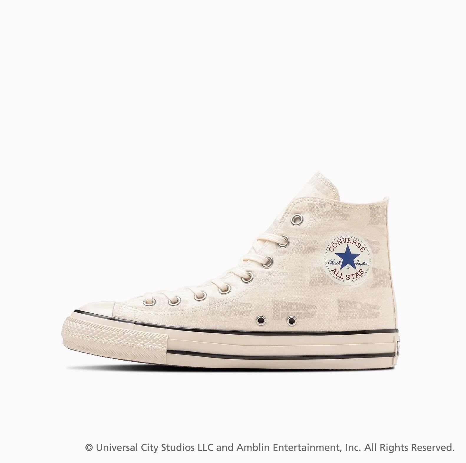 コンバース CONVERSE ALL STAR US LG HI | BACK TO THE FUTURE オールスターＵＳ ＬＧ ＨＩ バック トゥ ザ フューチャー ホワイト24.5センチ