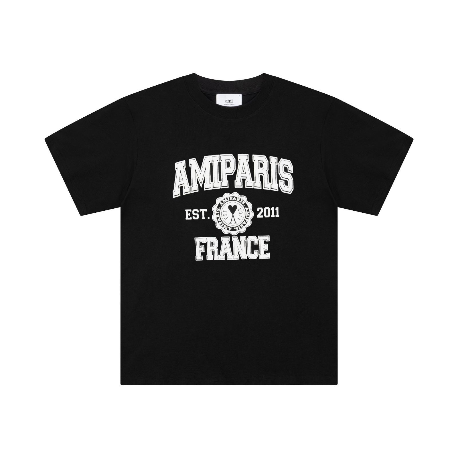 大人気商品 #AmiParis アミパリス Amazon.co.jp: 半袖 Tシャツ 黒 T