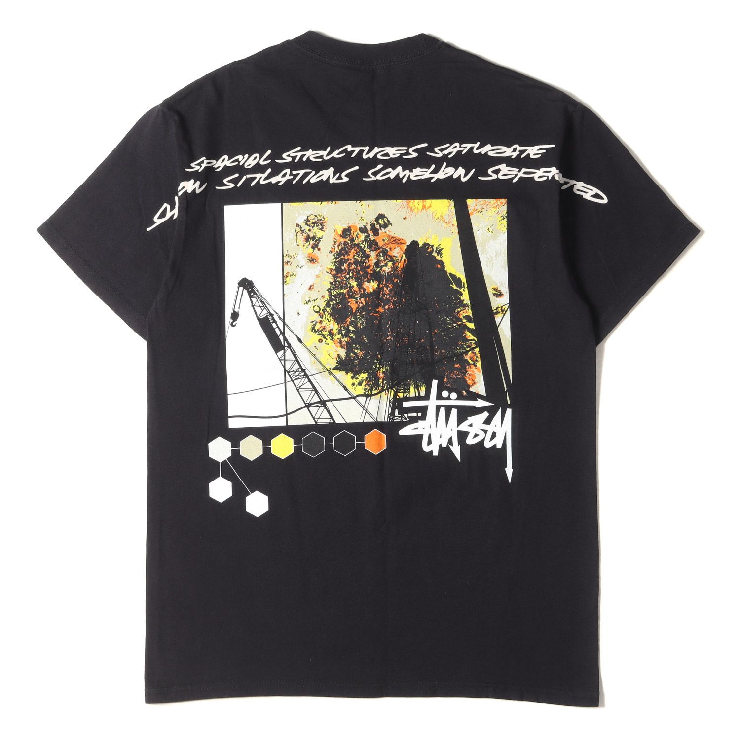 STUSSY ステューシー Tシャツ サイズ:M FUTURA グラフィック クルー ...