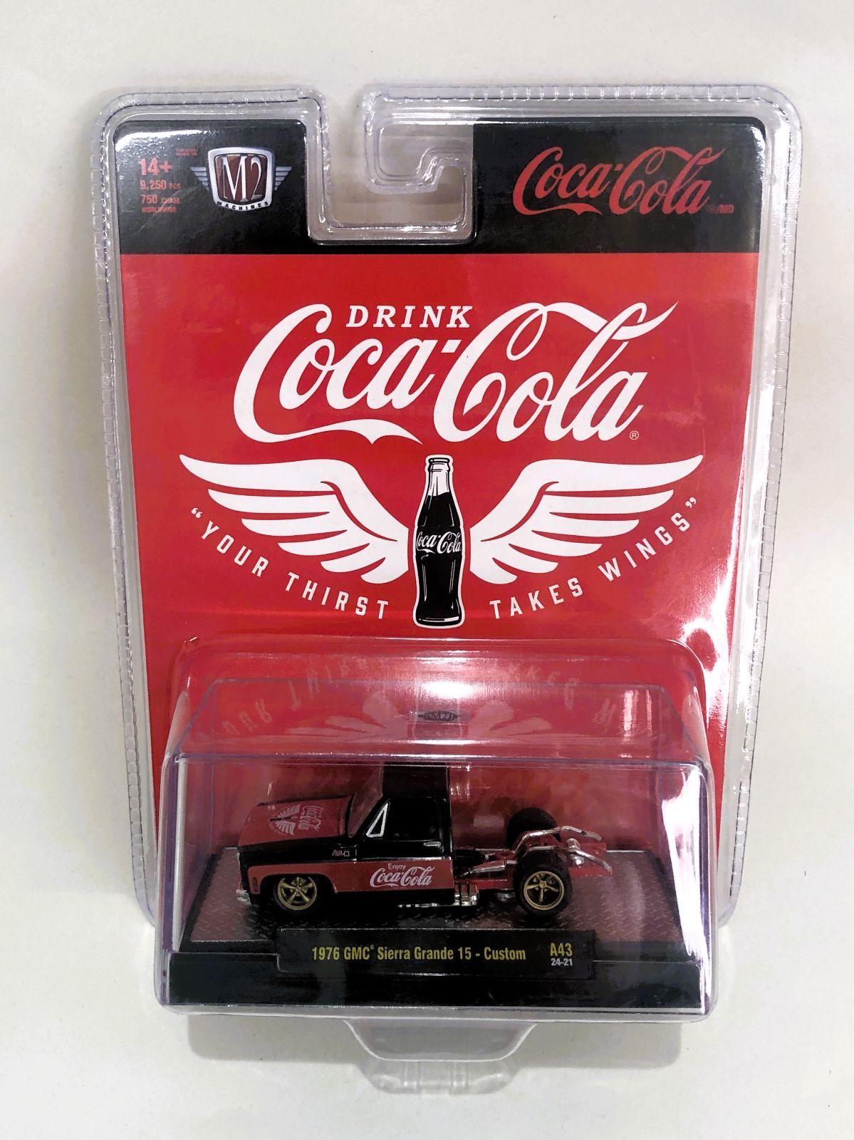 M2マシーン コカ・コーラ　1976 GMC Sierra Grande 15 M2 MACHINES 1976 GMC SIERRA GRANDE 15 CUSTOM SQUAREBODY